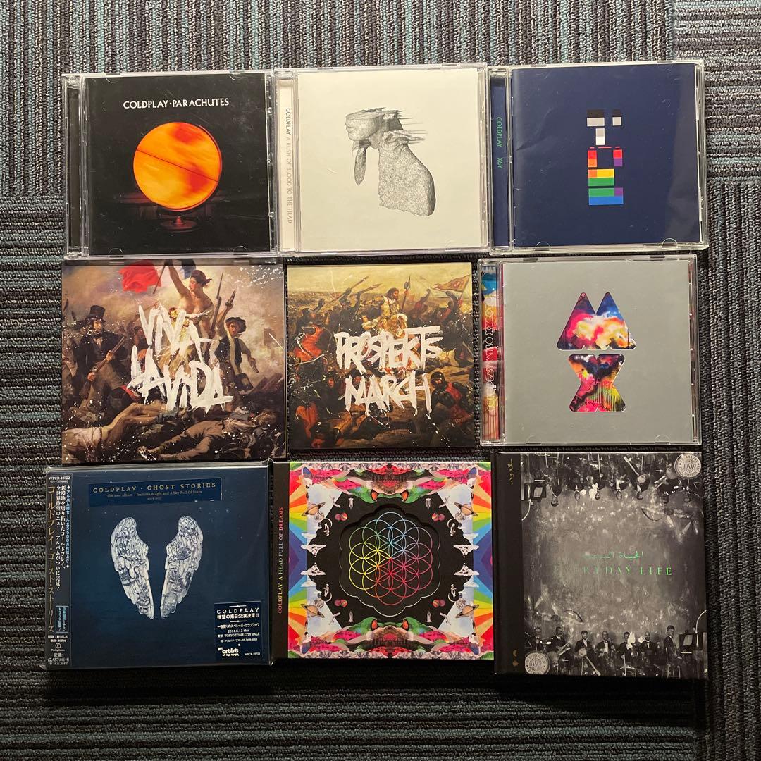 Coldplay ゴールドプレイ 国内盤CD9枚セット＋おまけ1枚 全て帯付き