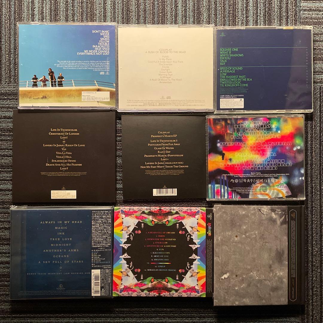 Coldplay ゴールドプレイ 国内盤CD9枚セット＋おまけ1枚 全て帯付き
