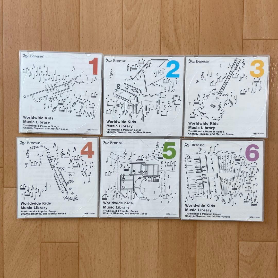 ワールドワイドキッズ DVD30巻 CD6枚セット