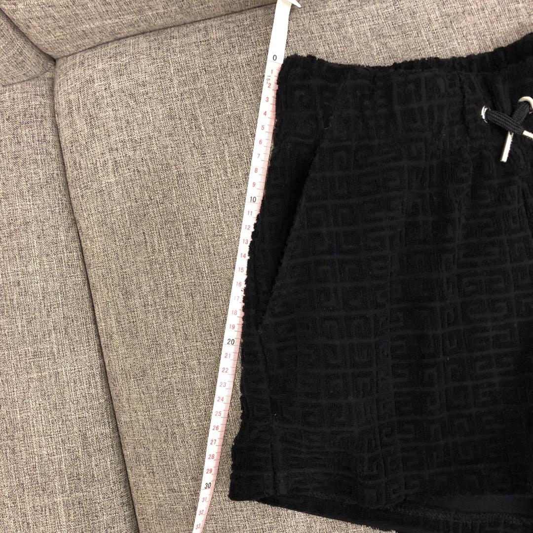 ジバンシー ショートパンツ ロゴ パイル 黒 ブランド パジャマ レディース