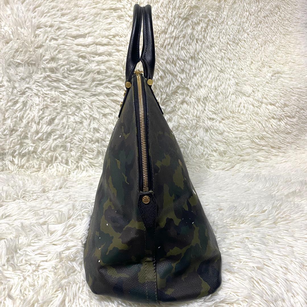 美品✨ GENTIL BANDITボストンバック　迷彩　イニシャルペイント