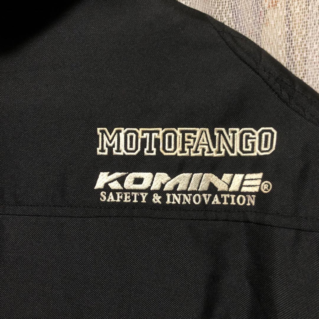 コミネバイク用フード付きジャケット ブラック