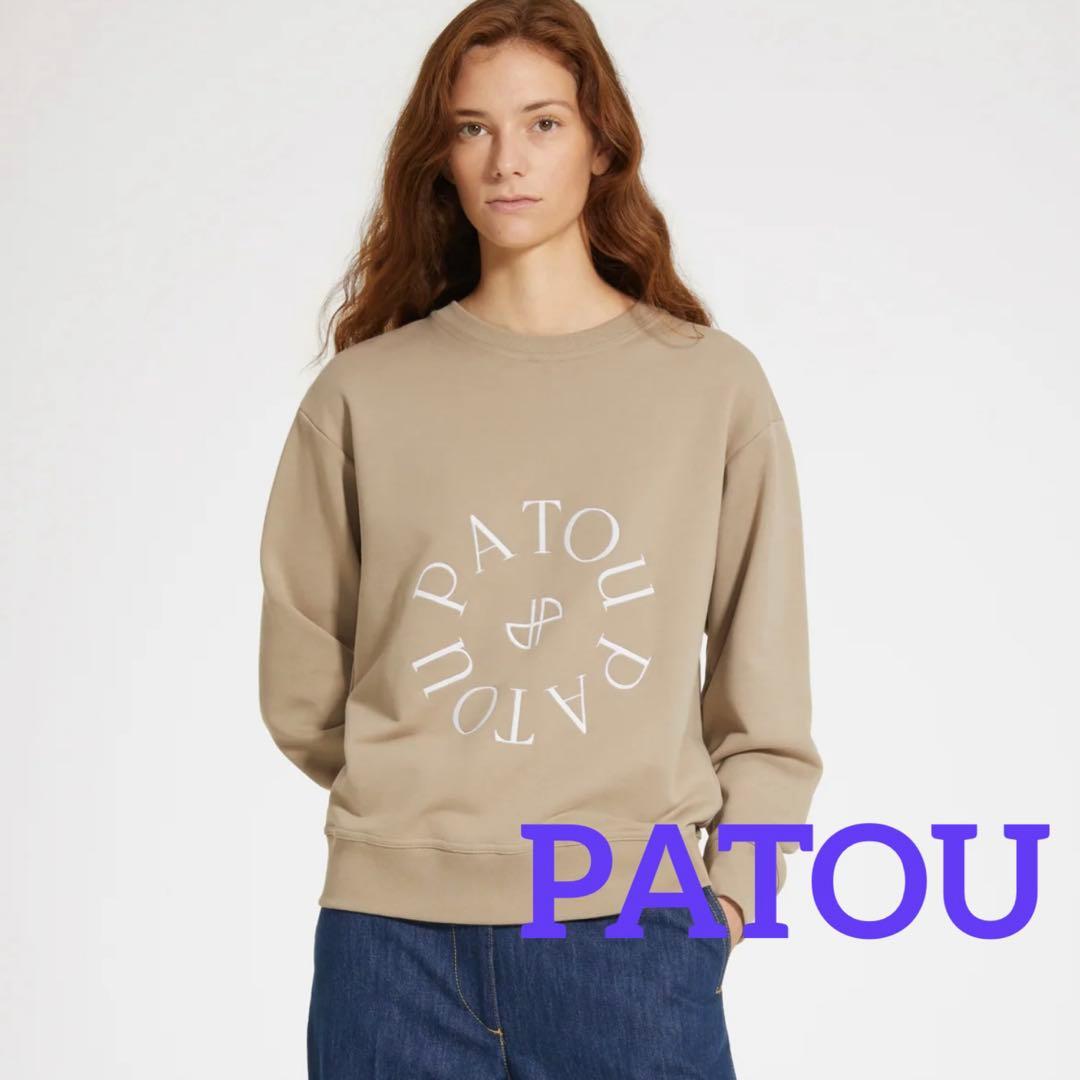 【PATOU パトゥ】超美品✨メダイヨン 刺繍ロゴ スウェットシャツS