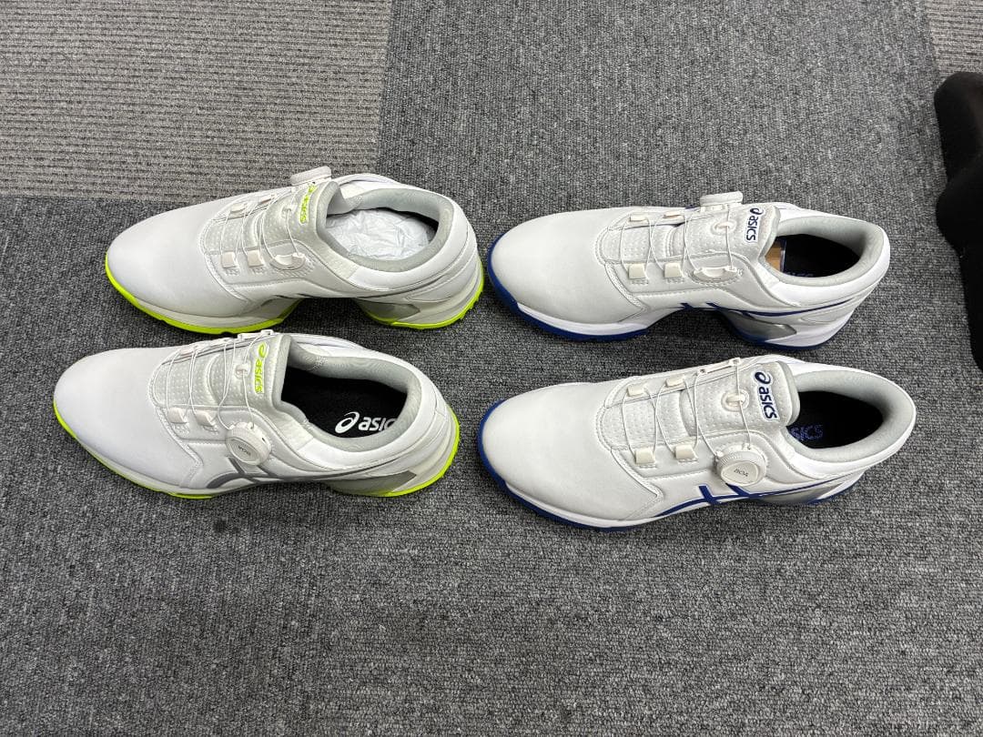 新品　asics 　アシックス　2足セット　ゴルフシューズ 25.0cm