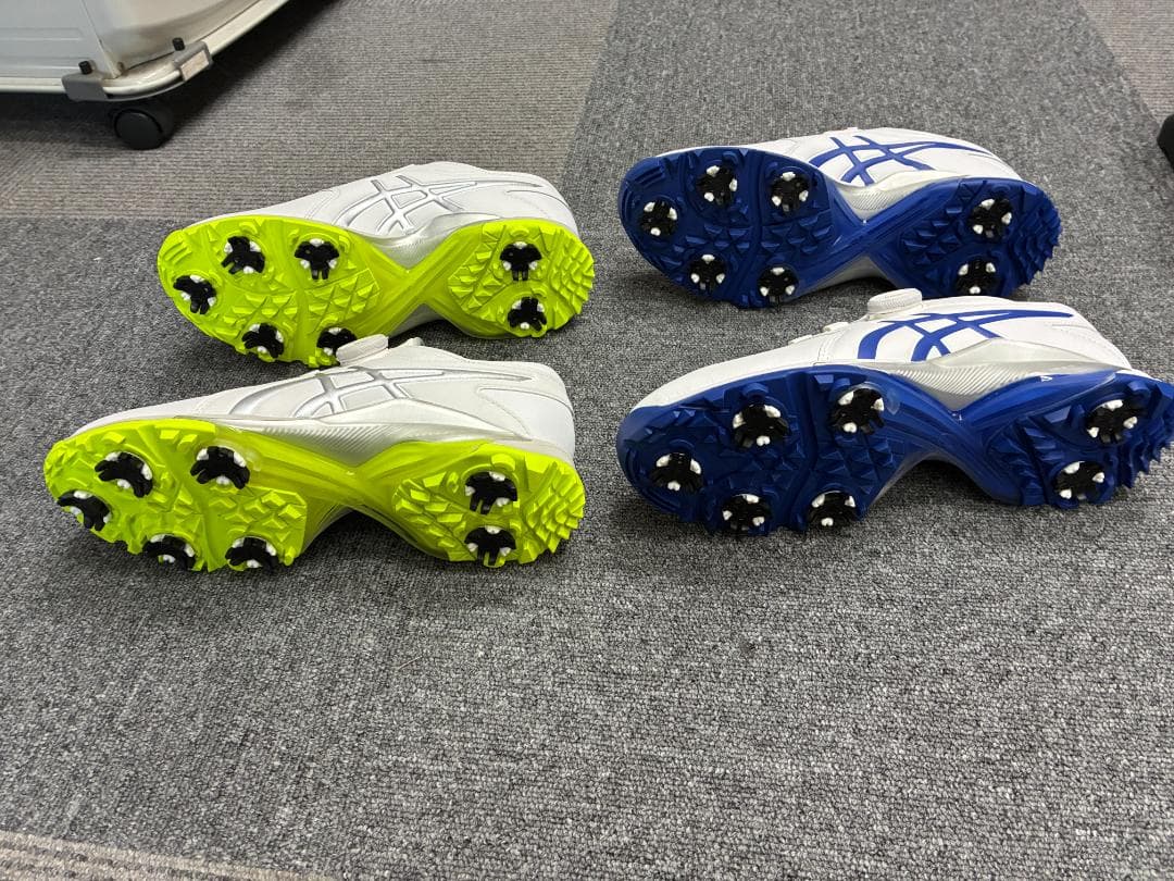 新品　asics 　アシックス　2足セット　ゴルフシューズ 25.0cm