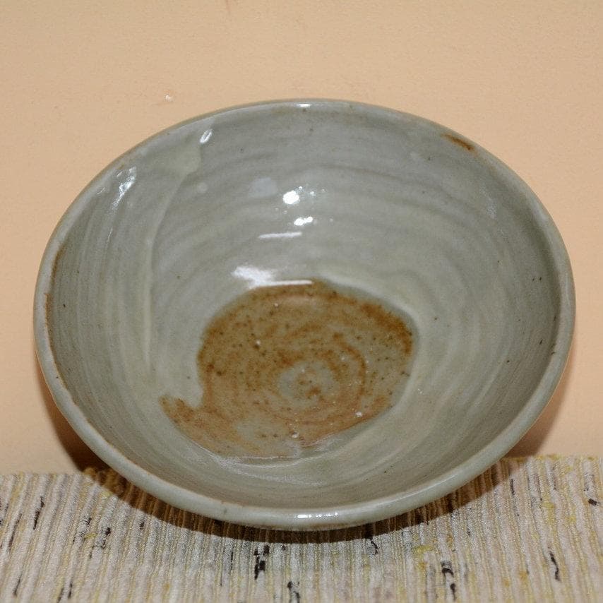 茶道具　膳所平茶碗一双　表千家　久田無適斎造　中古品　送料無料