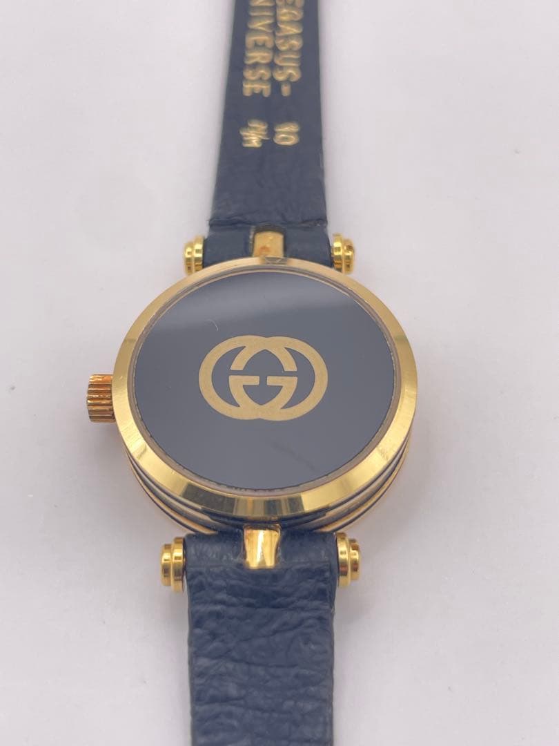 【廃番品】 GUCCI グッチ 2000L 電池、ベルト交換済み