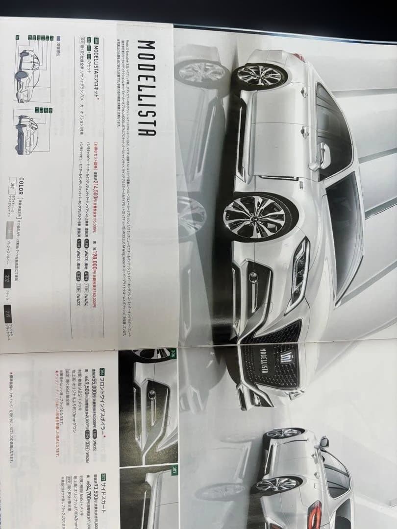 クラウン220系modelistaフロントウィングスポイラー カラー062