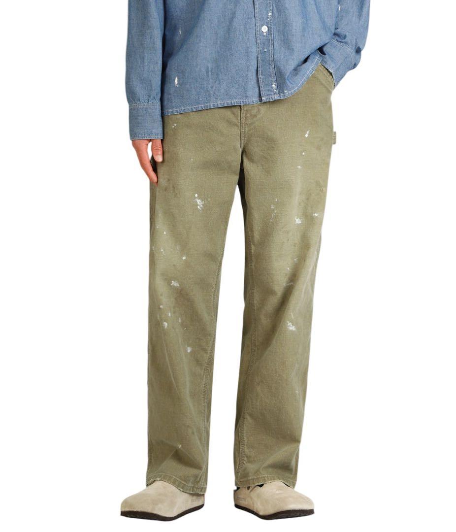 SWJP ベイカーパンツ ヴィンテージ加工品 XL