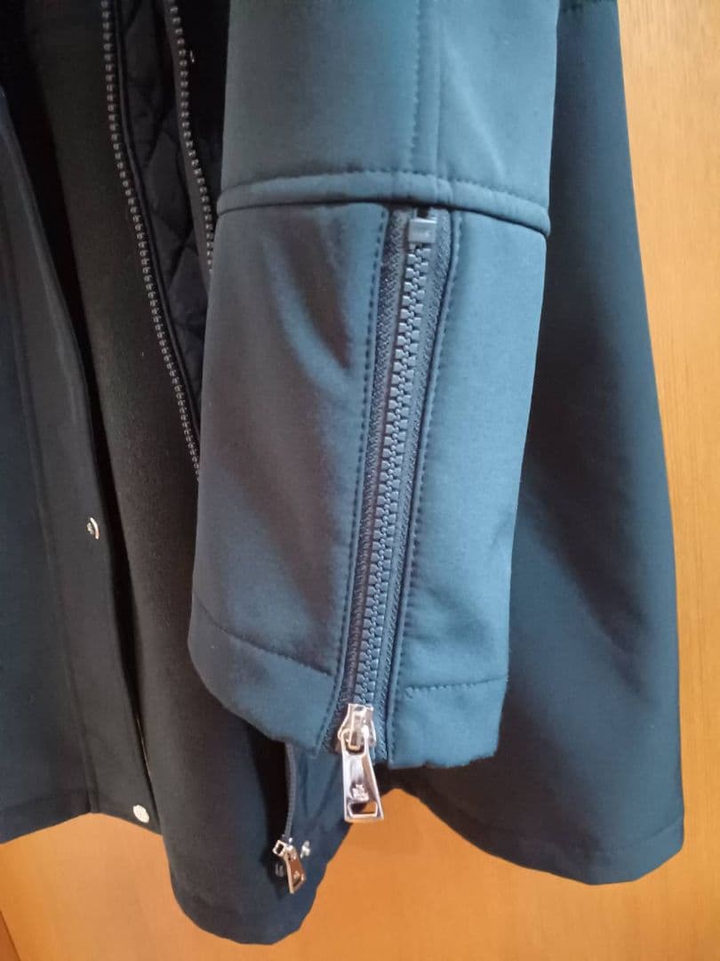 再値下げしました！ラルフローレン ロングコート　Lサイズ　フード　ネイビー　濃紺