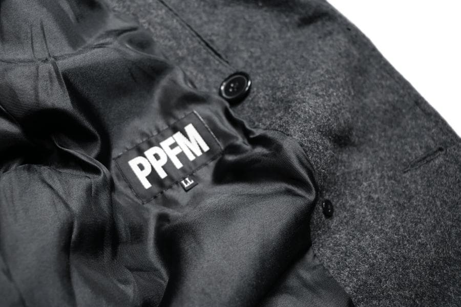 PPFM ピーピーエフエム Pコート ダークグレー LL
