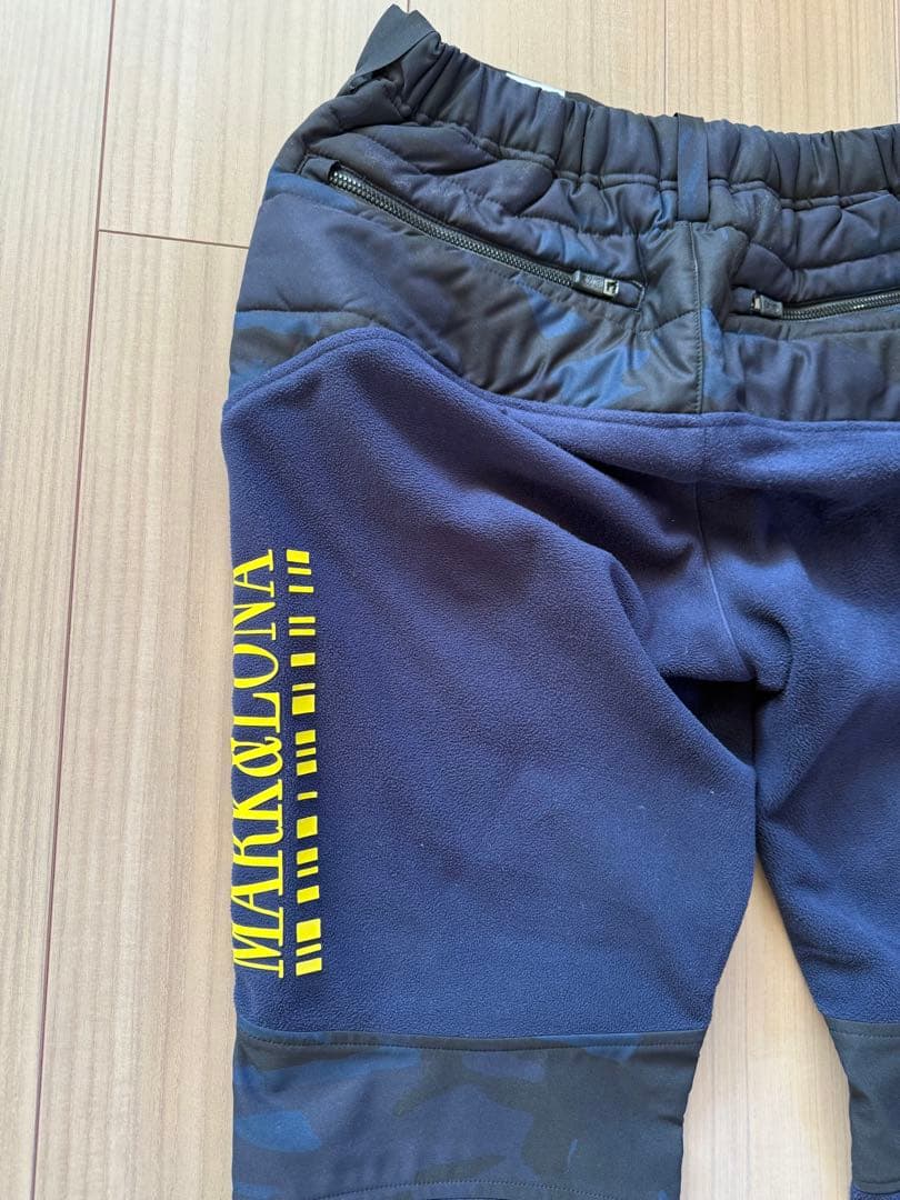 MARK&LONA ☆☆☆ダークブルー キルティングパンツ