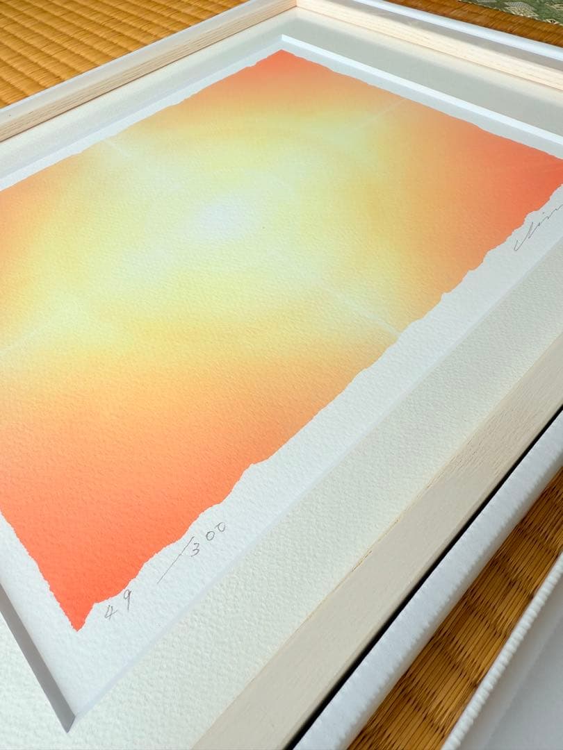 箱付きchieart 作品 版画 「Centering」 CD3枚　4点セット