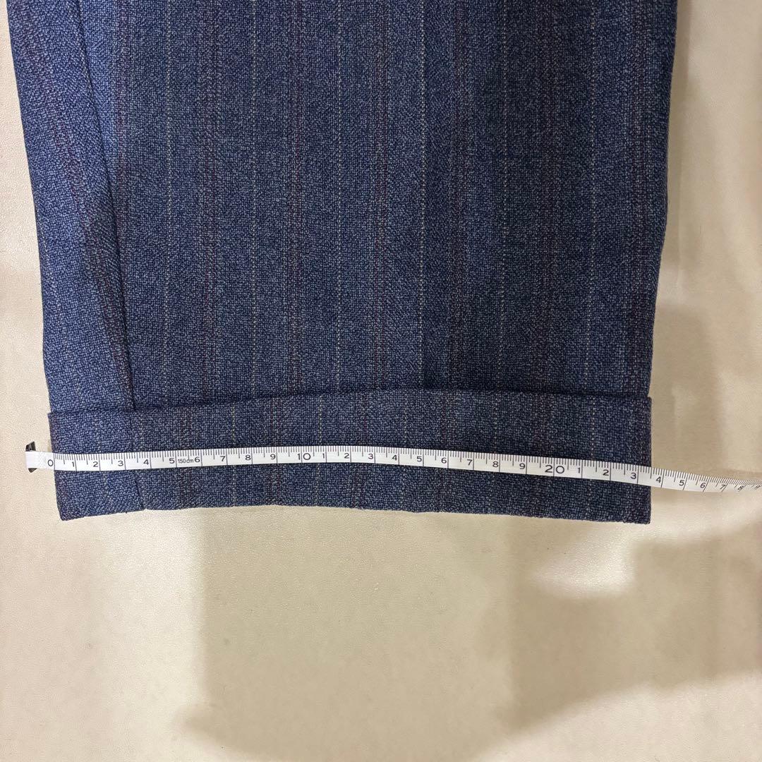 50s 60s ウールスラックス　ストライプ　極太