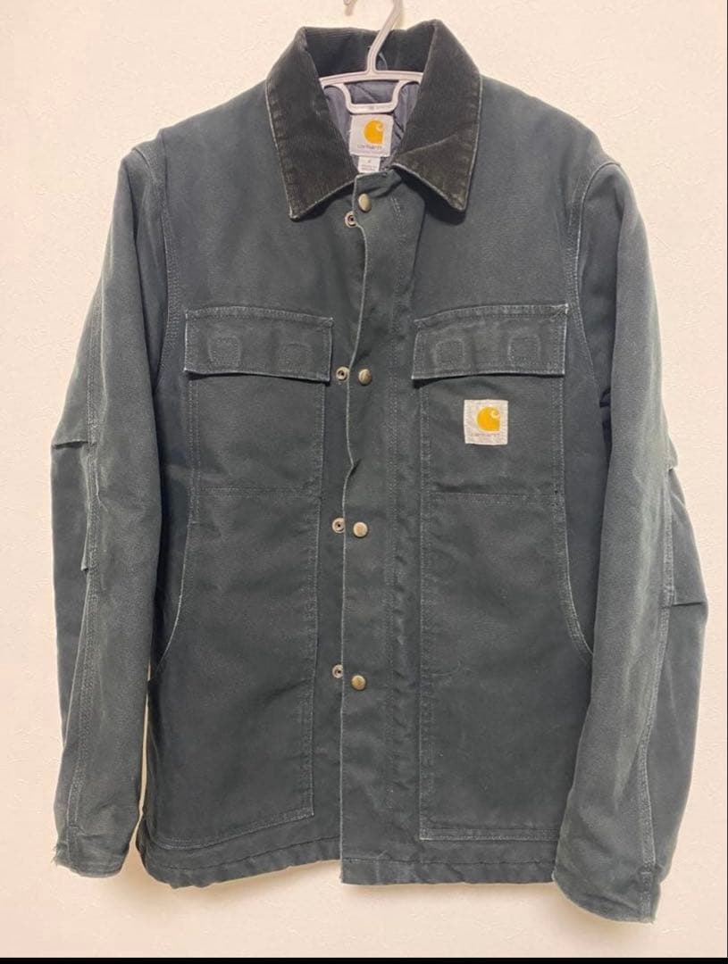 レア！Carhartt ダックトラディショナルコート ブラックSサイズ