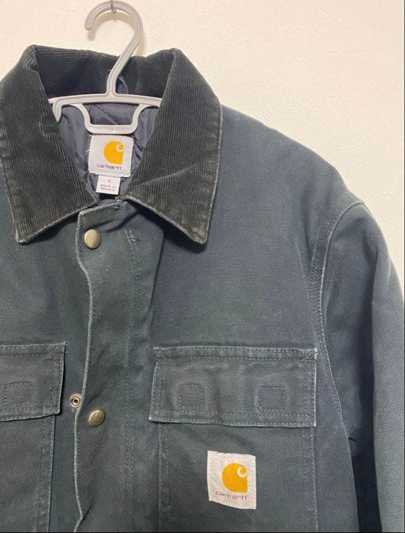 レア！Carhartt ダックトラディショナルコート ブラックSサイズ