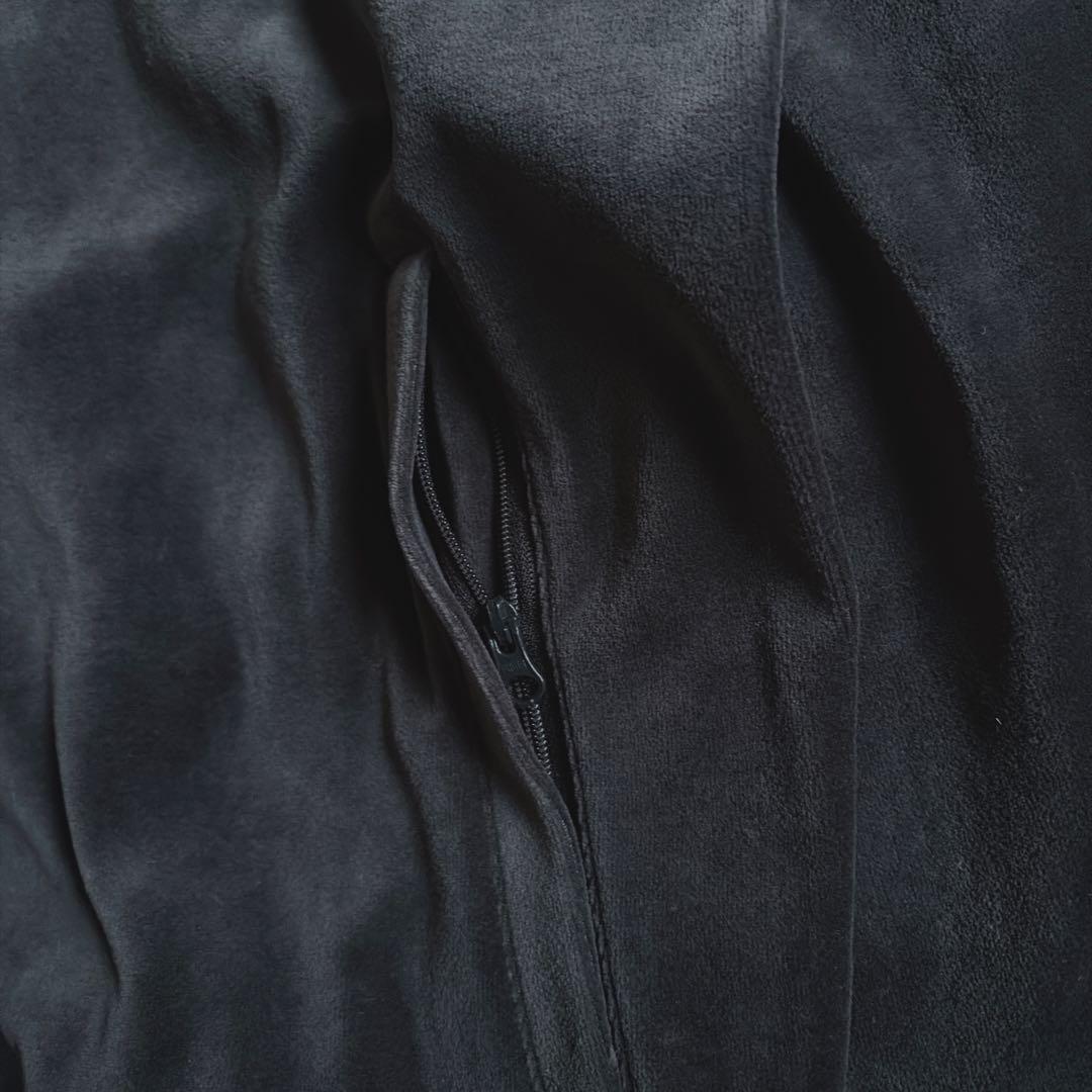 新品 プーマ PUMA ベロア セットアップ 上下セット ブラック XL L