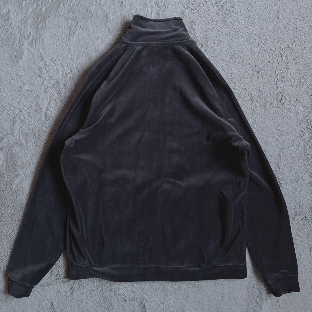 新品 プーマ PUMA ベロア セットアップ 上下セット ブラック XL L