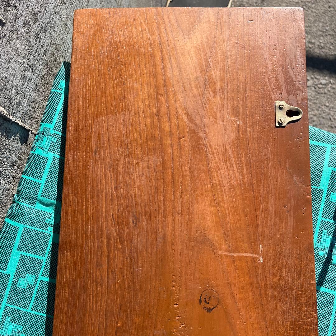 タイ製 手彫り 象 壁掛け木彫アート アジアン 彫刻 雑貨 ヴィンテージ