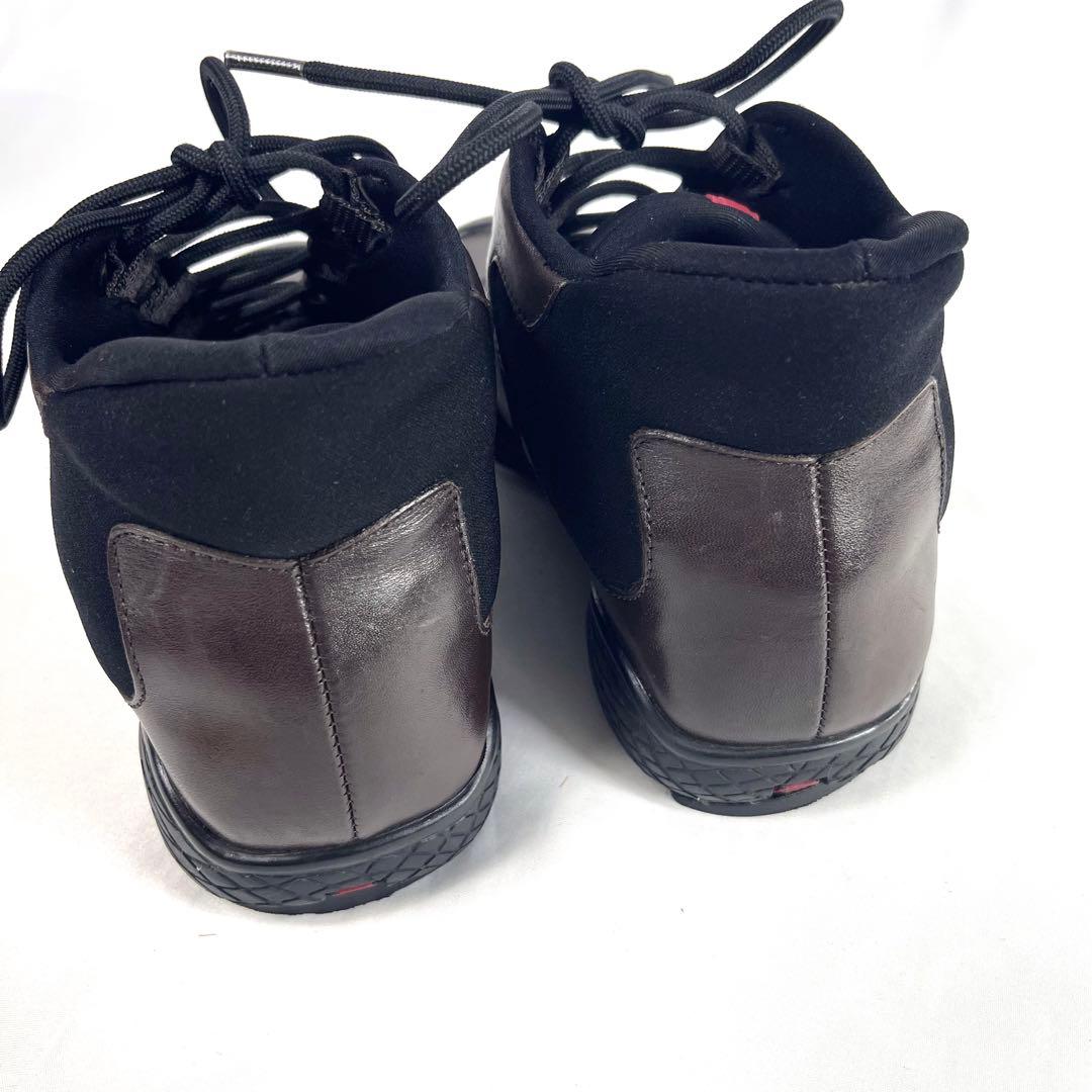 プラダ スポーツ ナッパレザー スニーカー ロゴ 35 1/2