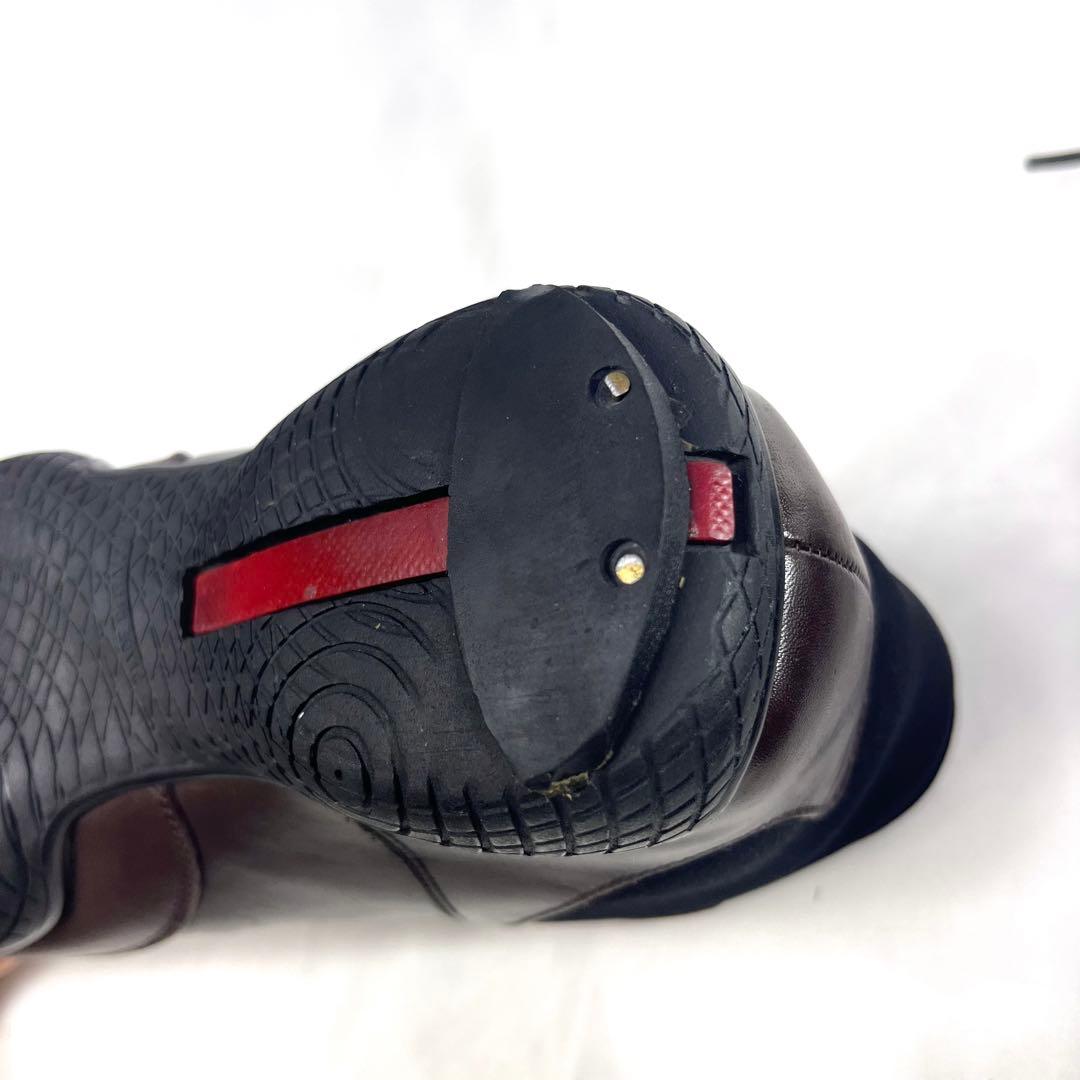 プラダ スポーツ ナッパレザー スニーカー ロゴ 35 1/2