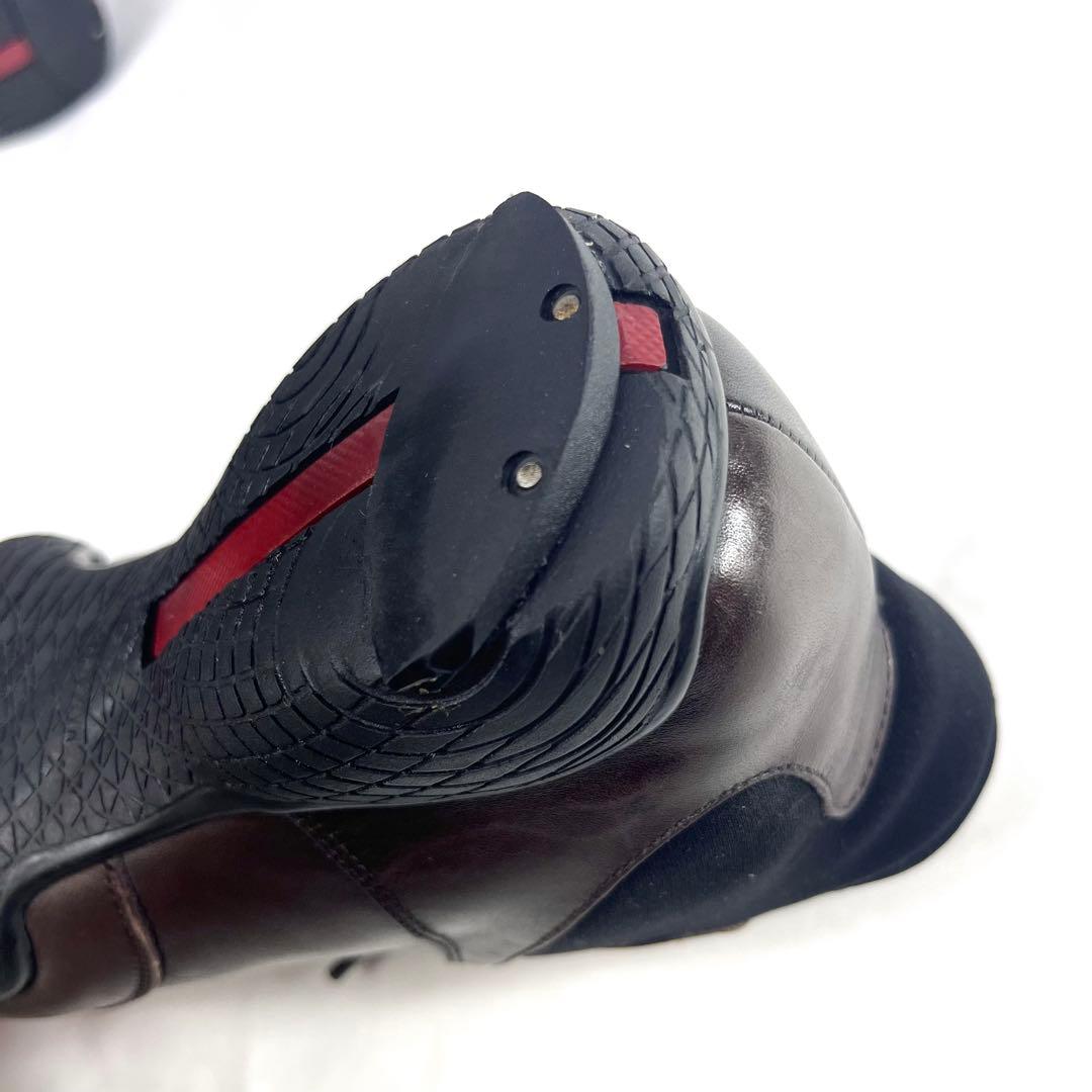 プラダ スポーツ ナッパレザー スニーカー ロゴ 35 1/2