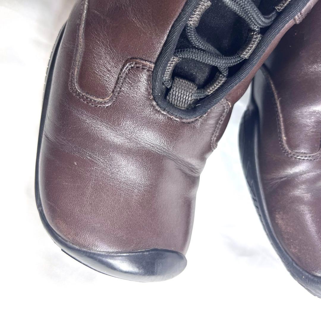 プラダ スポーツ ナッパレザー スニーカー ロゴ 35 1/2