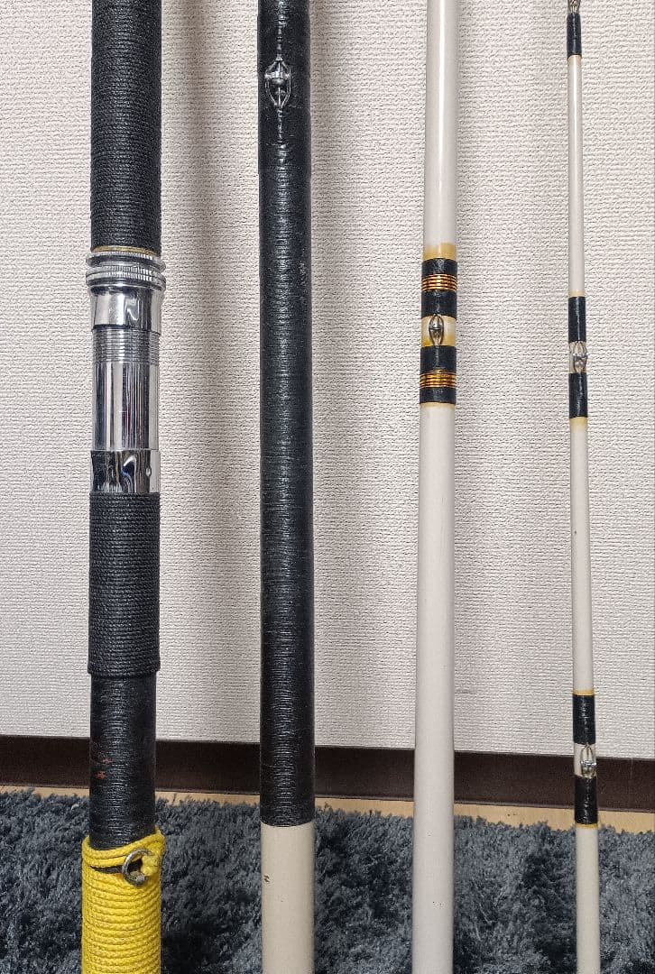 メーカー不明4本継ぎ底物竿！クエ石鯛釣りに