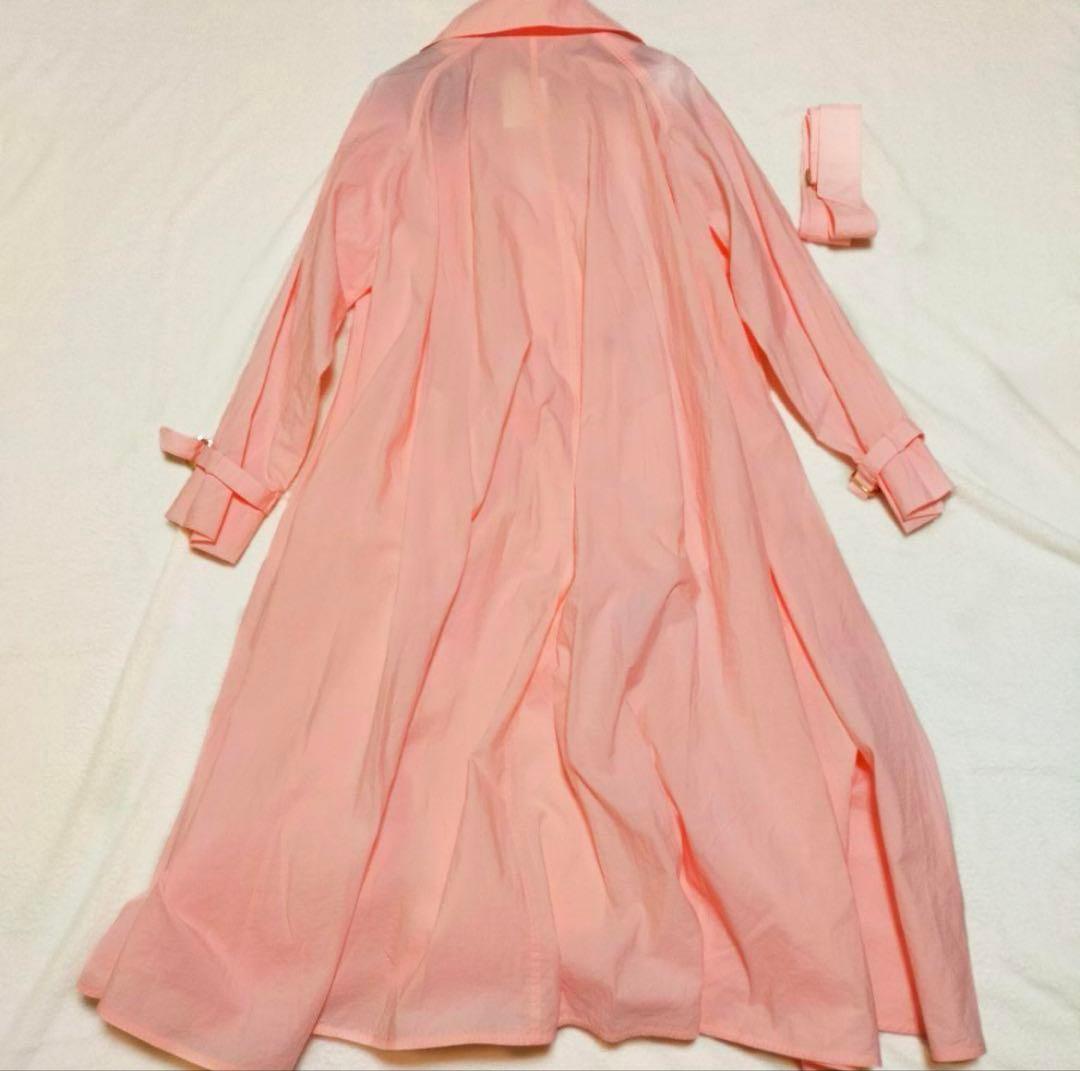 マックスマーラ 薄トレンチコート ロングシャツ 白タグ 薄素材