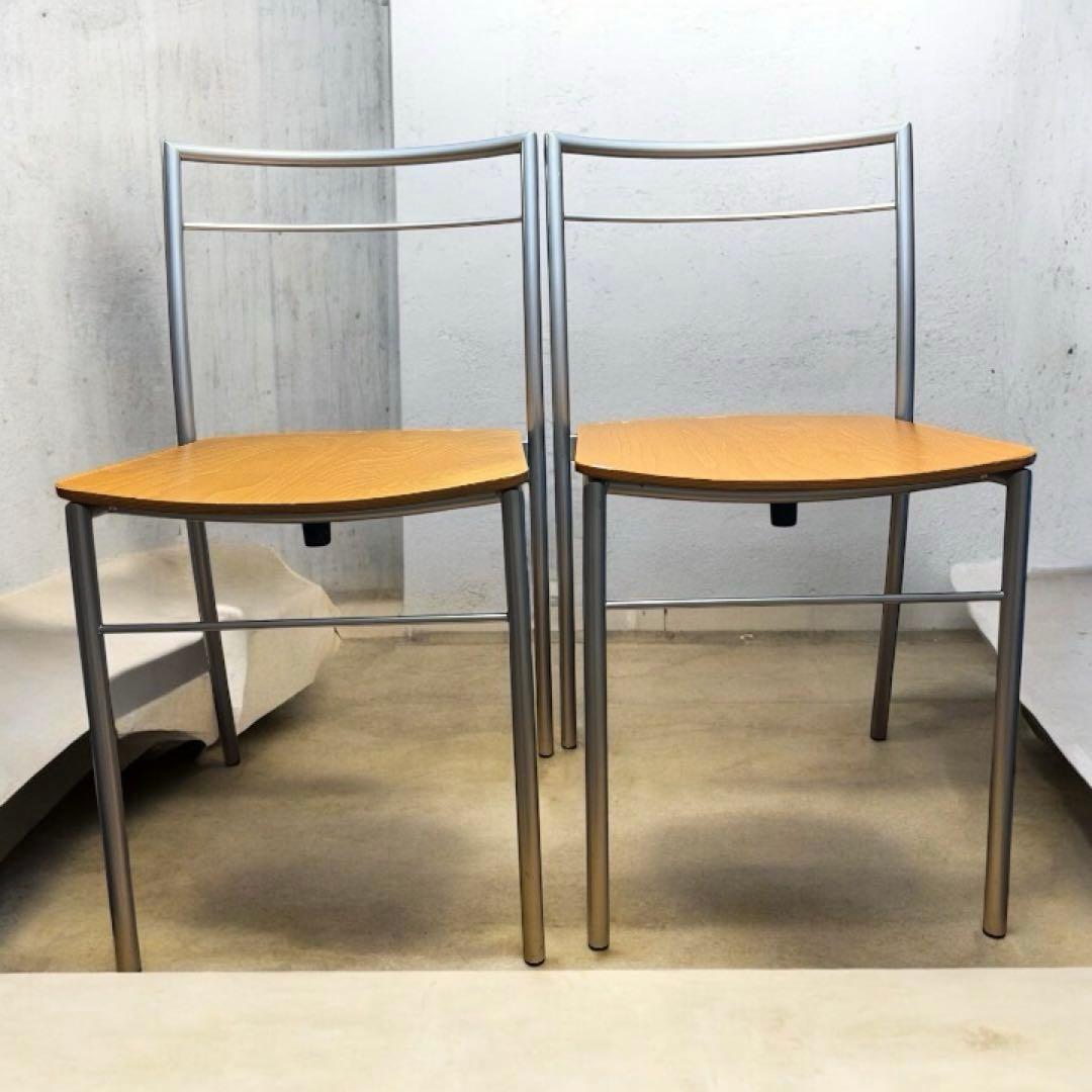 【2脚セット】Calligaris カリガリス　ダイニングチェア　ACTUS