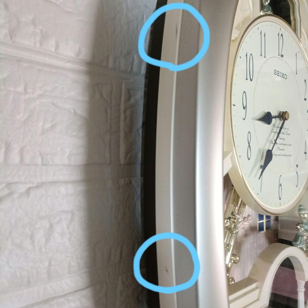 SEIKO オーバル型掛時計 音楽機能付き