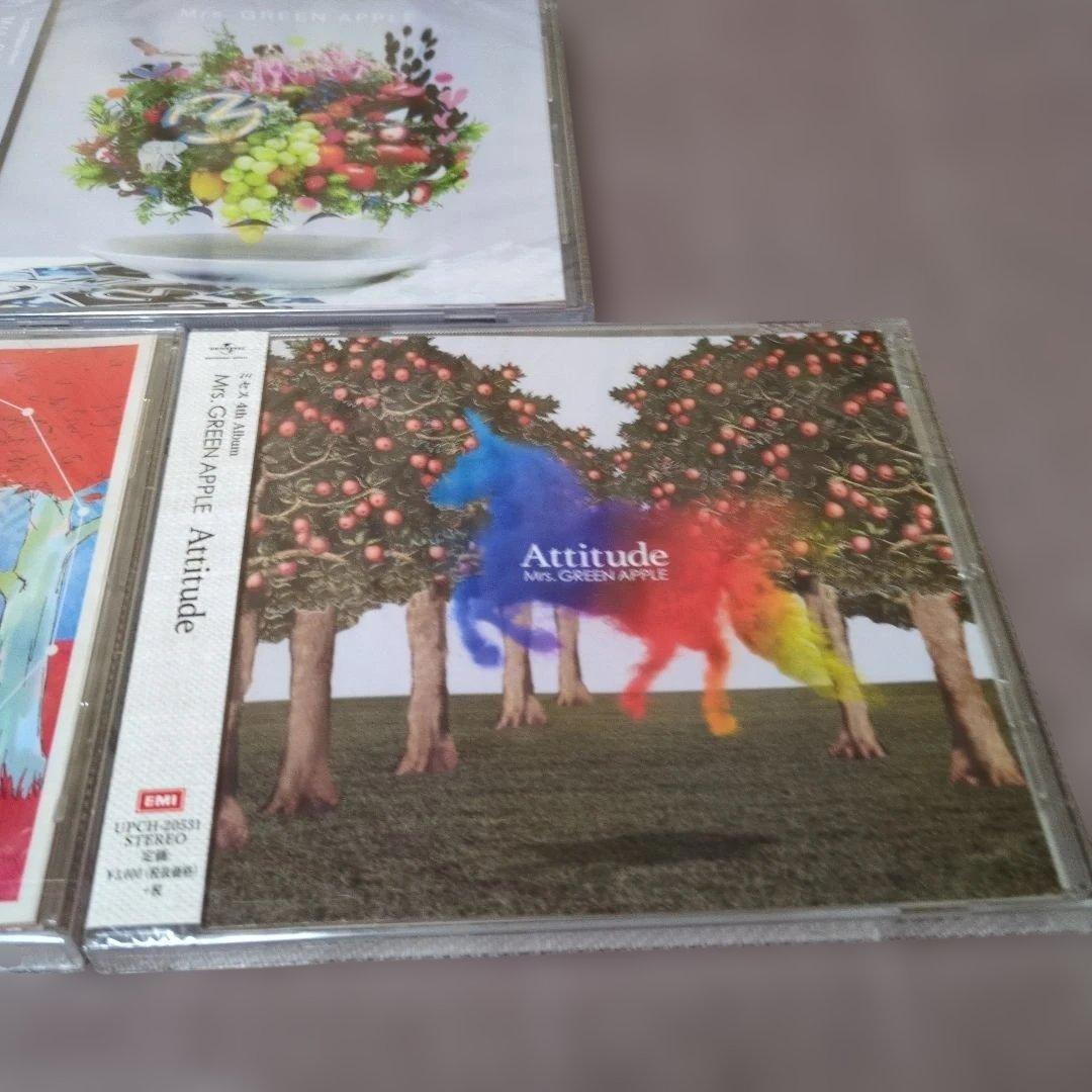 邦楽 Mrs. GREEN APPLE Attitude & 5 & Twelve