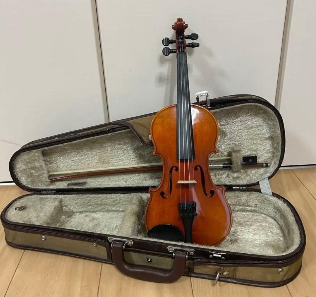 中古　SUZUKI バイオリン　1/8 No200 本体、弓2本、ケース
