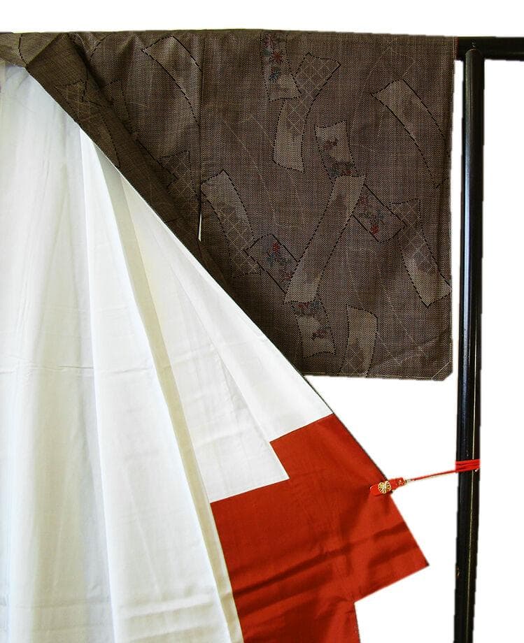 値下げ交渉ＯＫ！Ｌ寸 純泥染 本場奄美大島紬 径横絣 七マルキ 正絹 Ｕ３３４