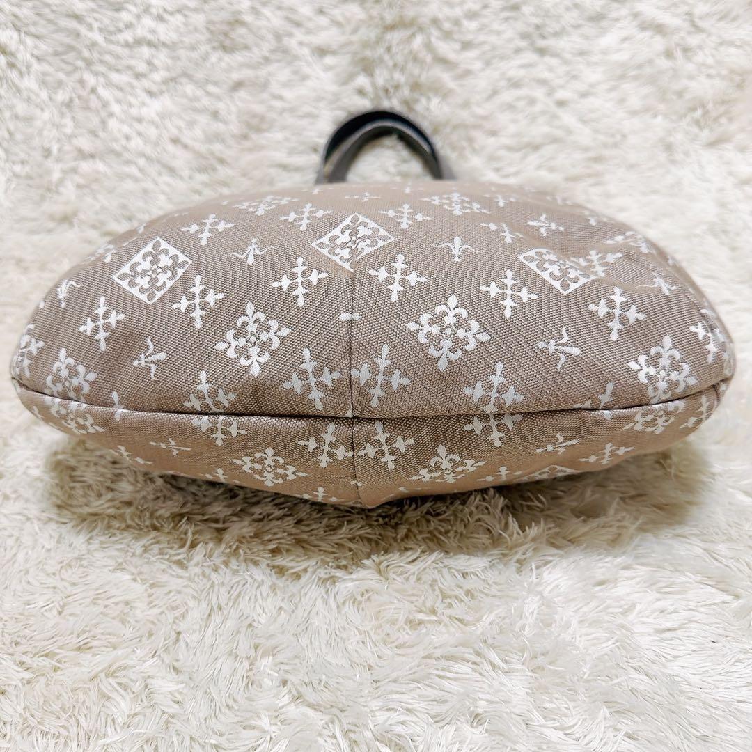 極美品✨ラシット　2wayショルダートートバッグ　コットンジャガード　モノグラム