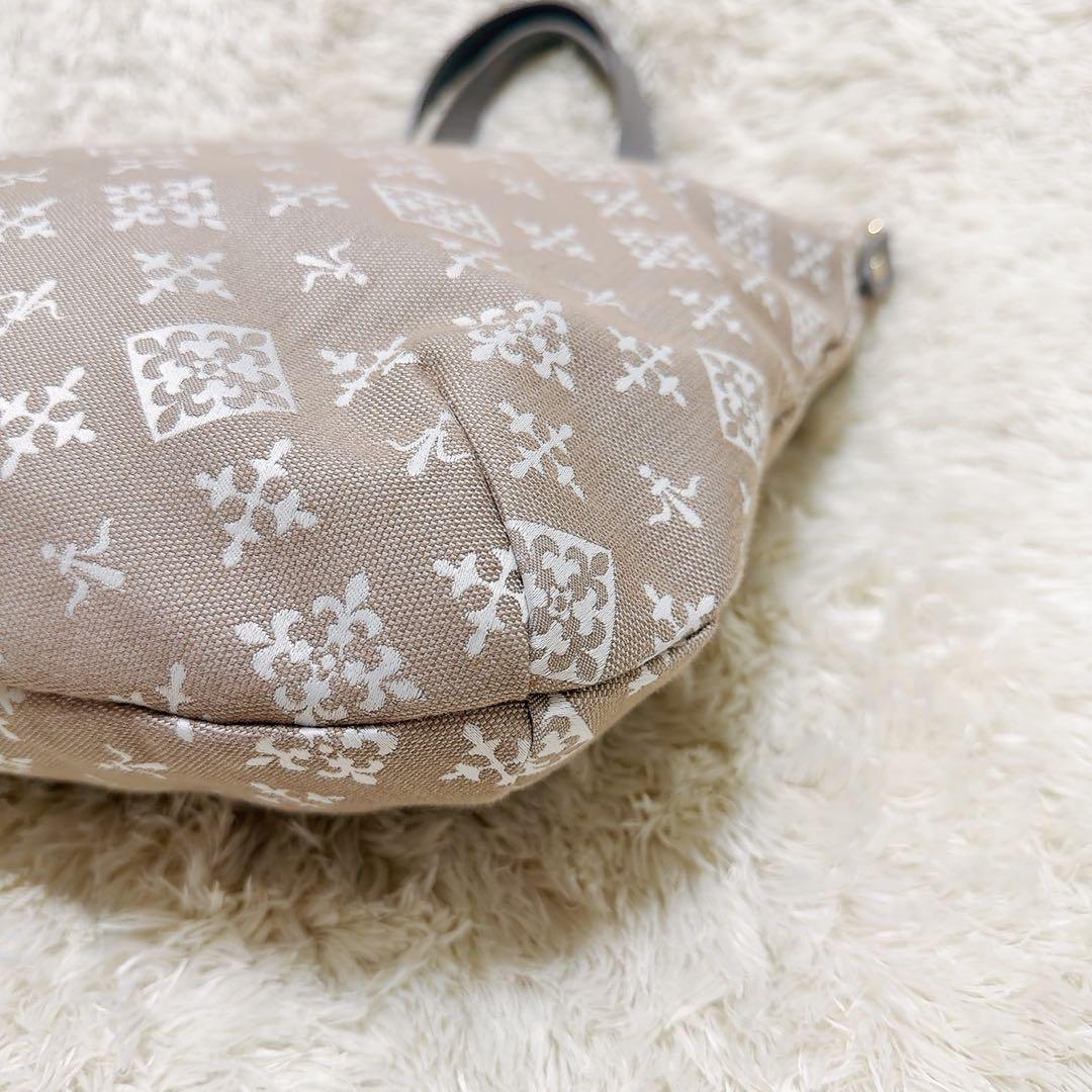 極美品✨ラシット　2wayショルダートートバッグ　コットンジャガード　モノグラム