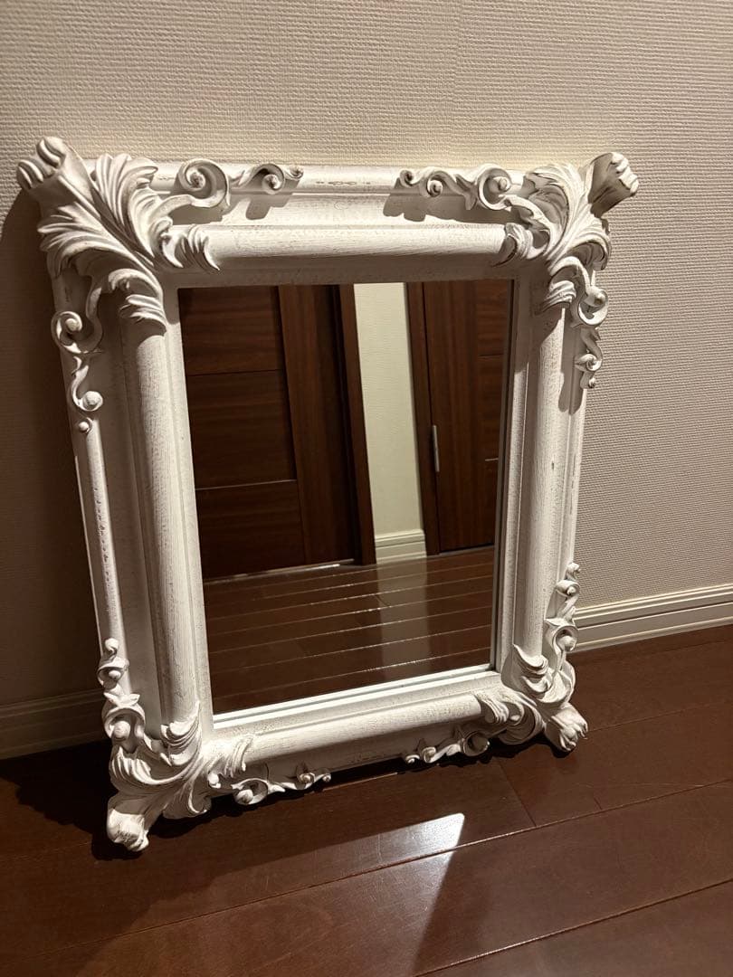 フレンチスタイル壁掛けミラー