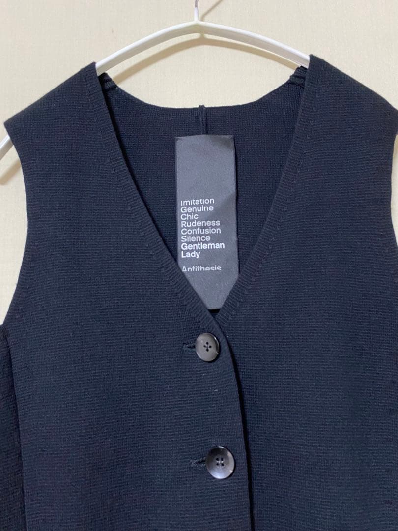 【新品】 chaos カオス ハイマーレニットベスト ブラック　フリー