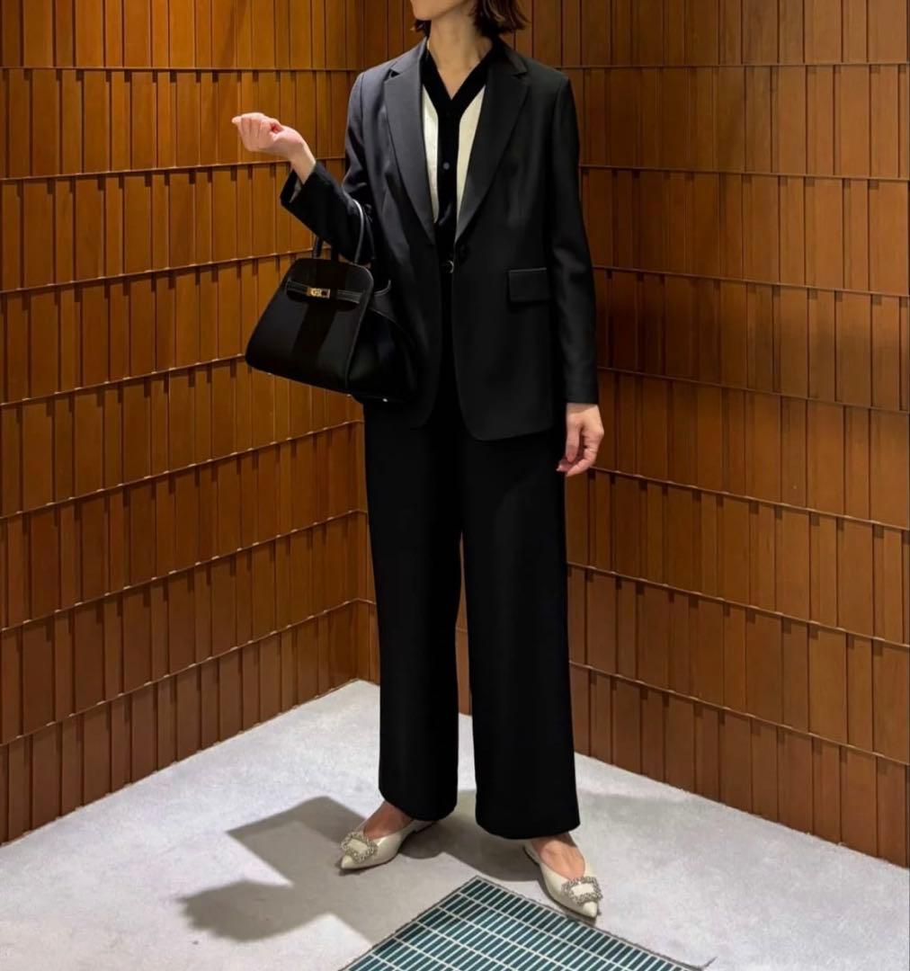 新品Ballseyハイツイストビエラ 1Bテーラードジャケット　ネイビー