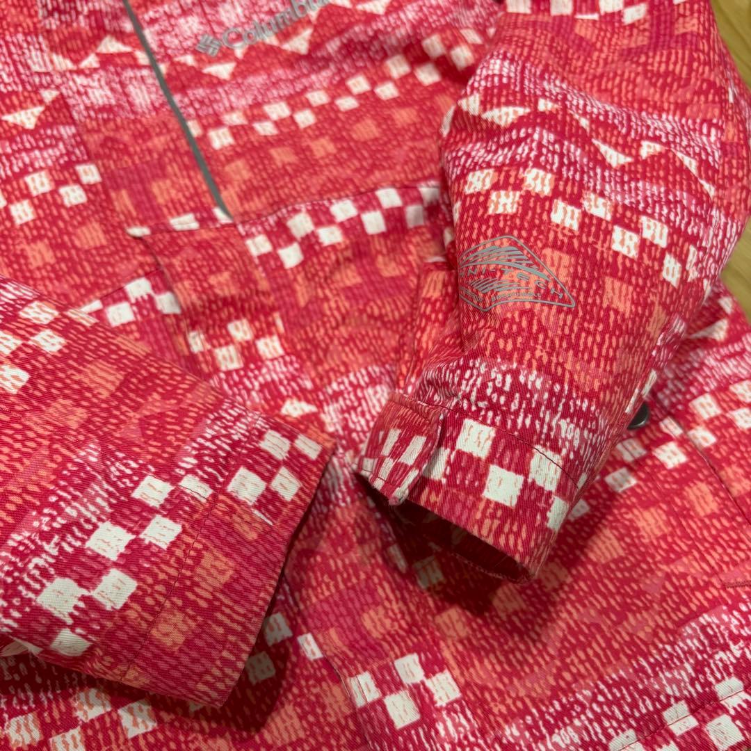 【美品】コロンビア キッズ スキーウェア 上下セット XXS 110cm ピンク