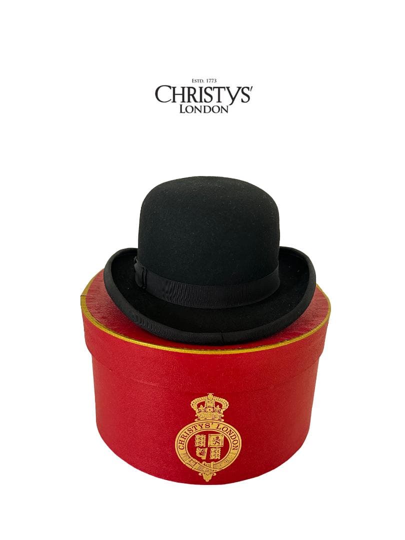 CHRISTYS’ ボーラーハット Lサイズ ブラック｜英国老舗・箱付き
