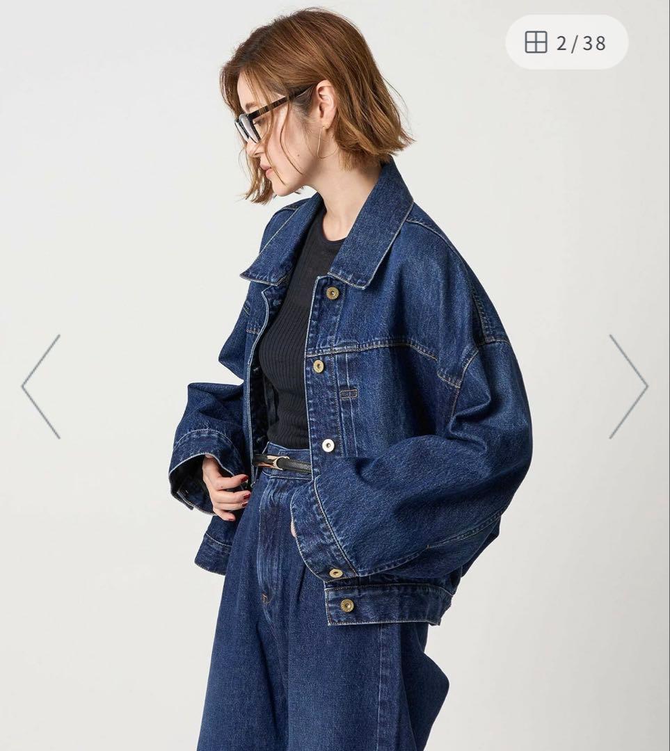 <upper hights for conte>デニムジャケット