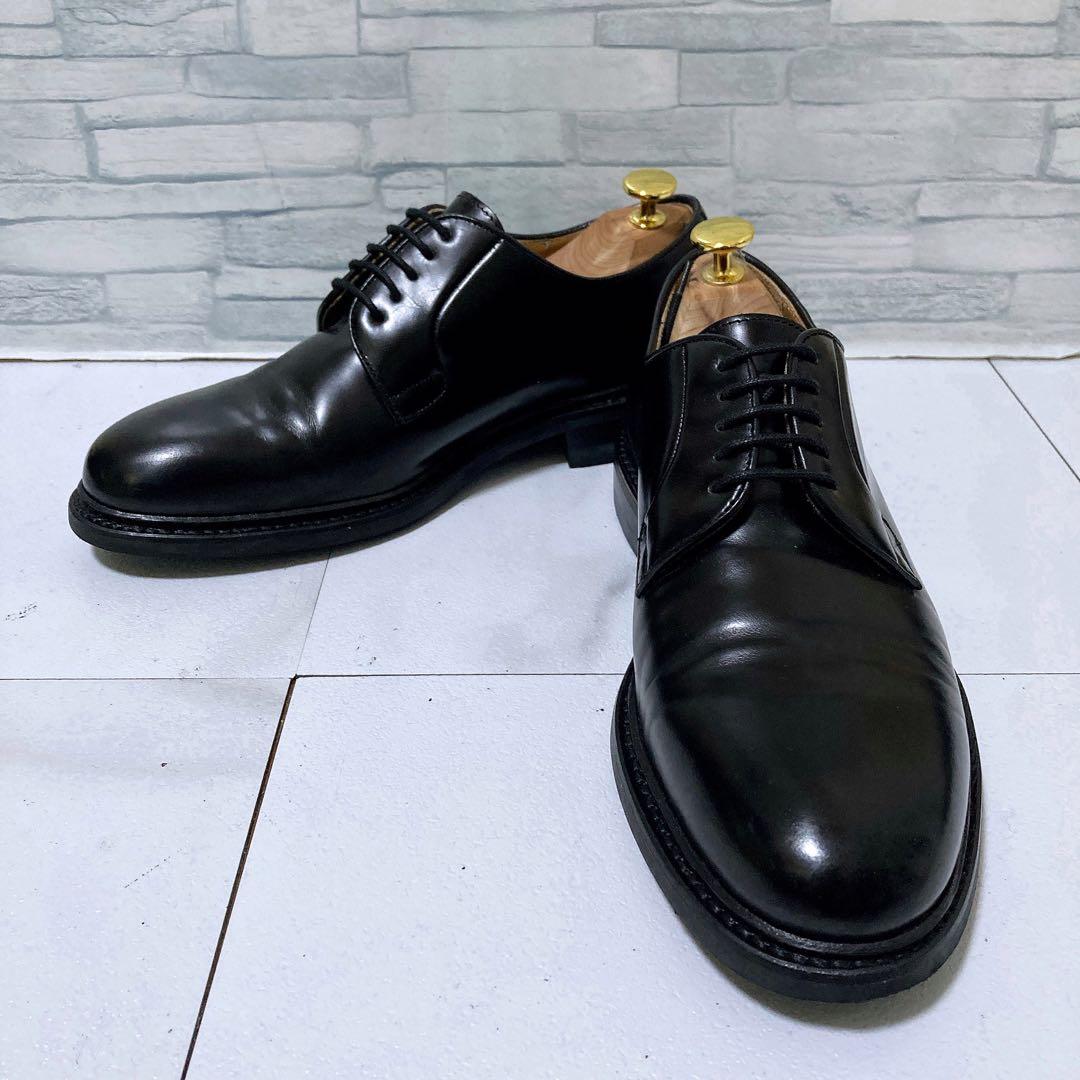 名作 バーウィック ビジネスシューズ 革靴 黒 本革 ダイナイト 25.5