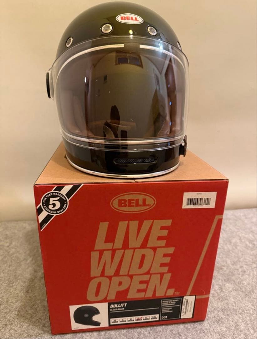 【美品】bell bullit Lサイズ　グロスブラック