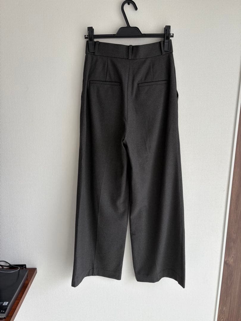 Noble★美品　 TRツイル裏起毛スラックスパンツ