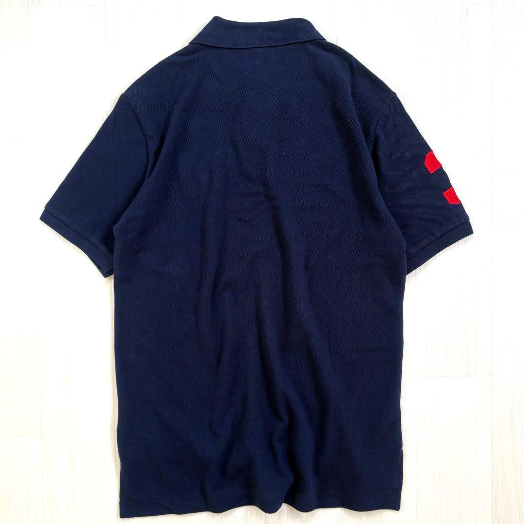 タグ付き 未使用 ポロラルフローレン 半袖ポロシャツ ビックホース ネイビー L