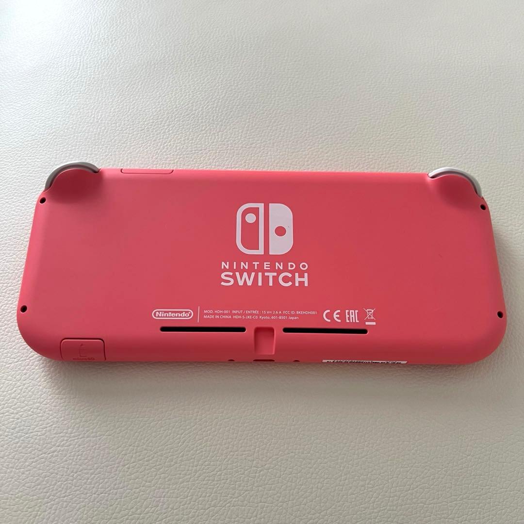 【美品】NintendoSwitchLite コーラル SDカード 256GB