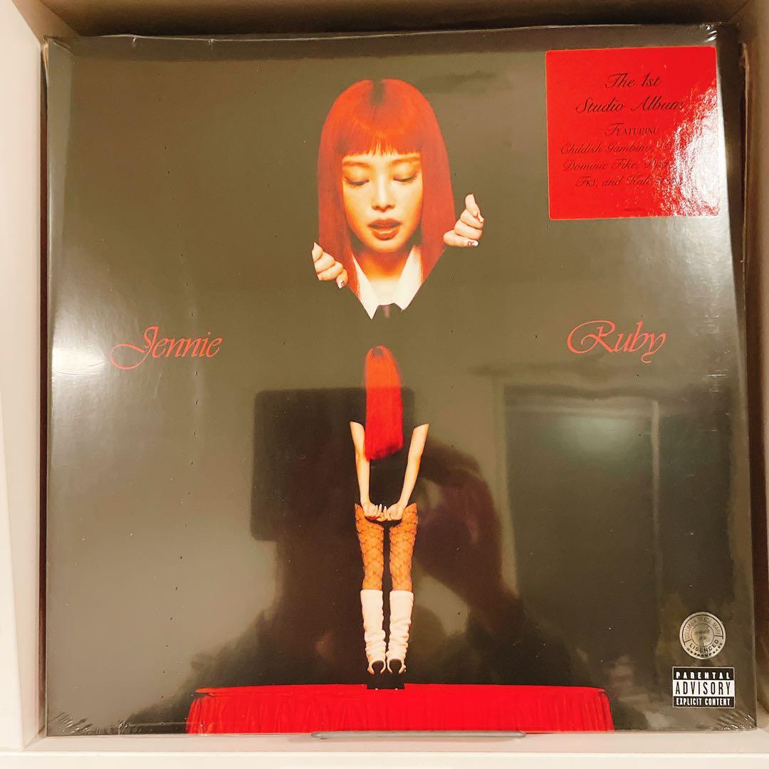 【未開封】JENNIE (BLACKPINK) Rub Red Vinyl