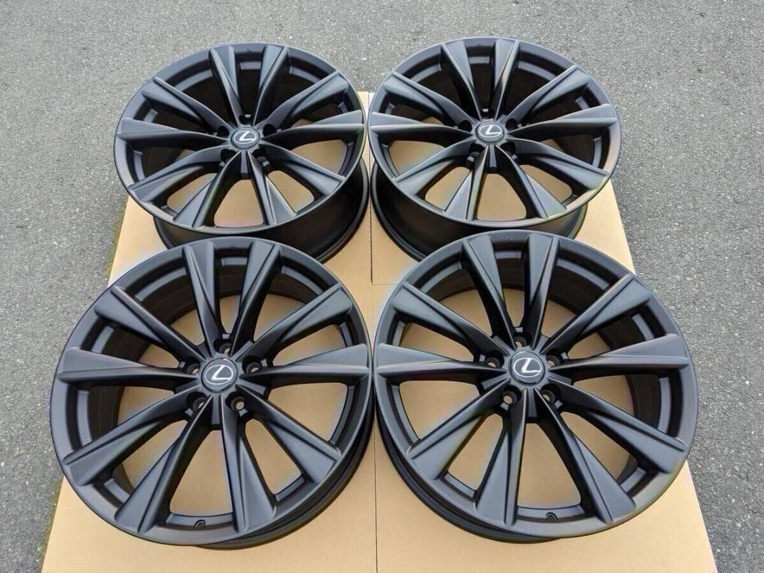 【美品 レクサス NX Fスポーツ 純正 20インチ サテンブラック 4本】