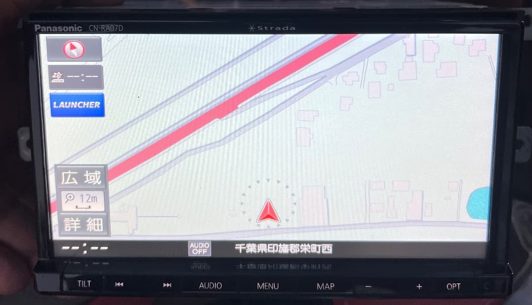 パナソニック CN-RA07D ナビ フルセグ。地図データ2020年版。